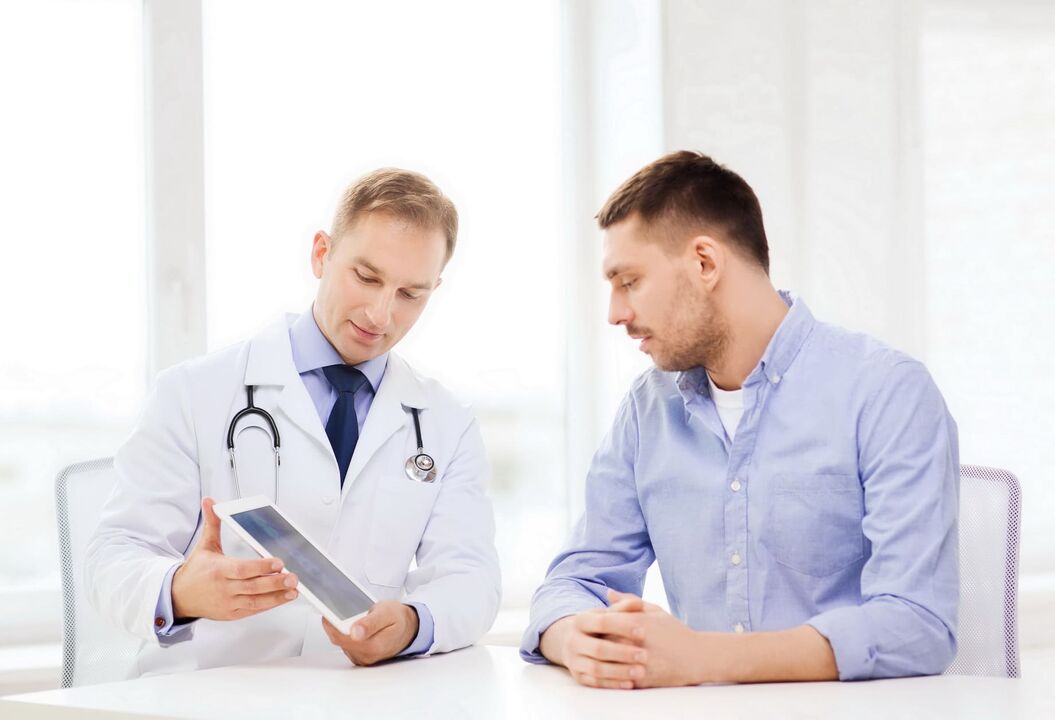 Rendez-vous chez le médecin pour la prostatite