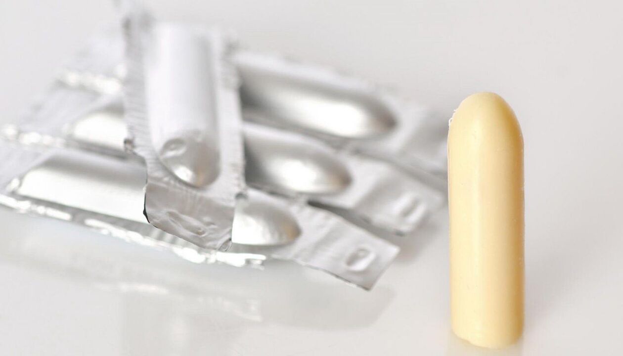 Suppositoire rectal pour la prostatite